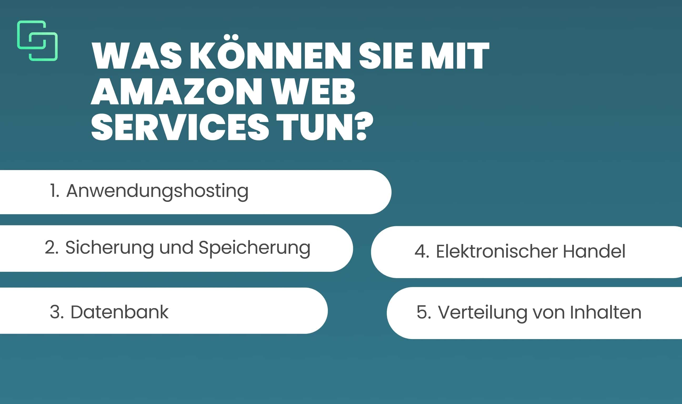 Was können Sie mit Amazon Web Services