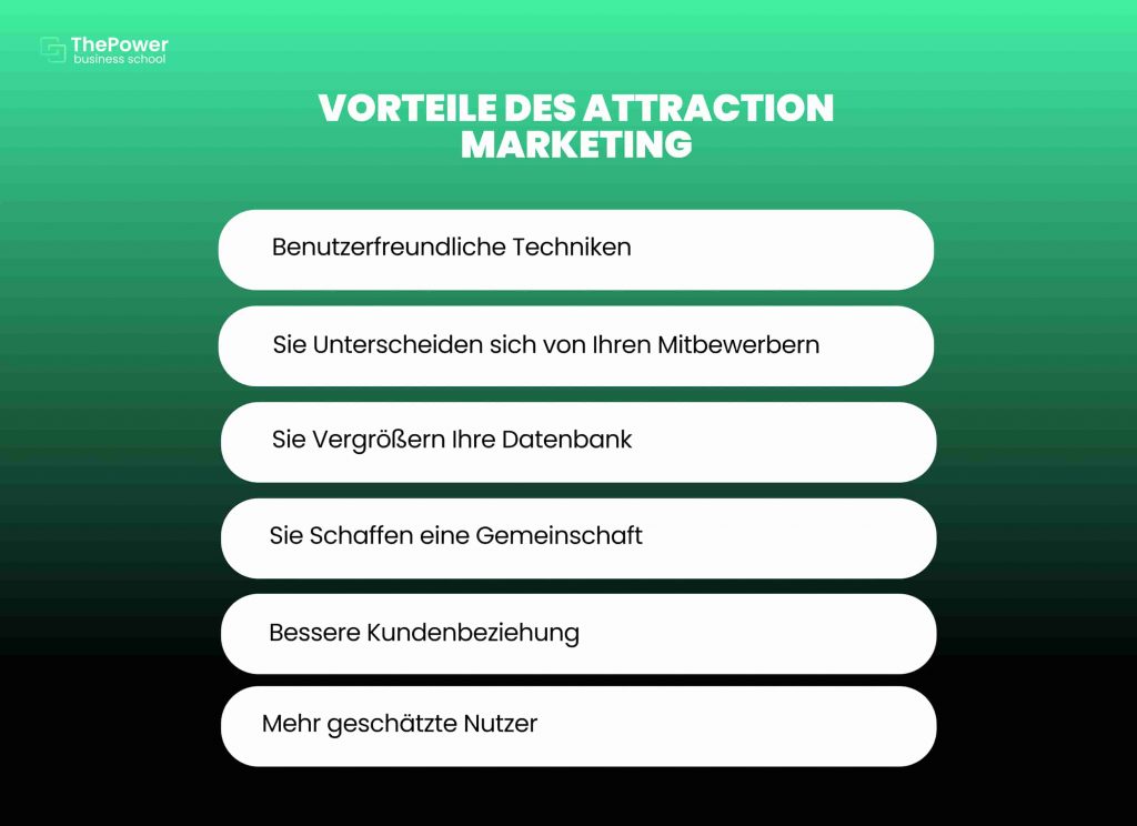 Vorteile des Attraction Marketing