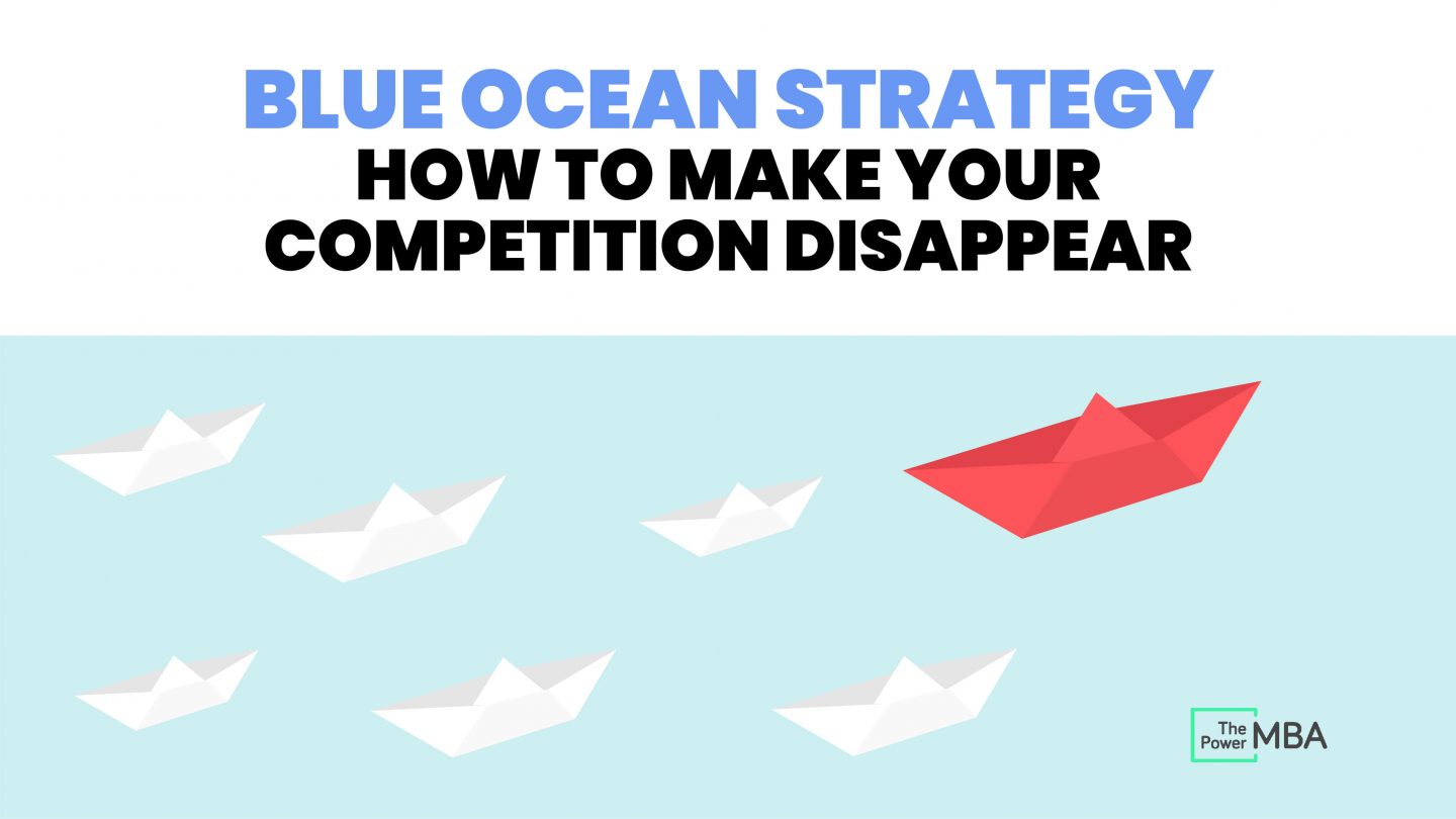 blue ocean strategy: How to make your competition disappear