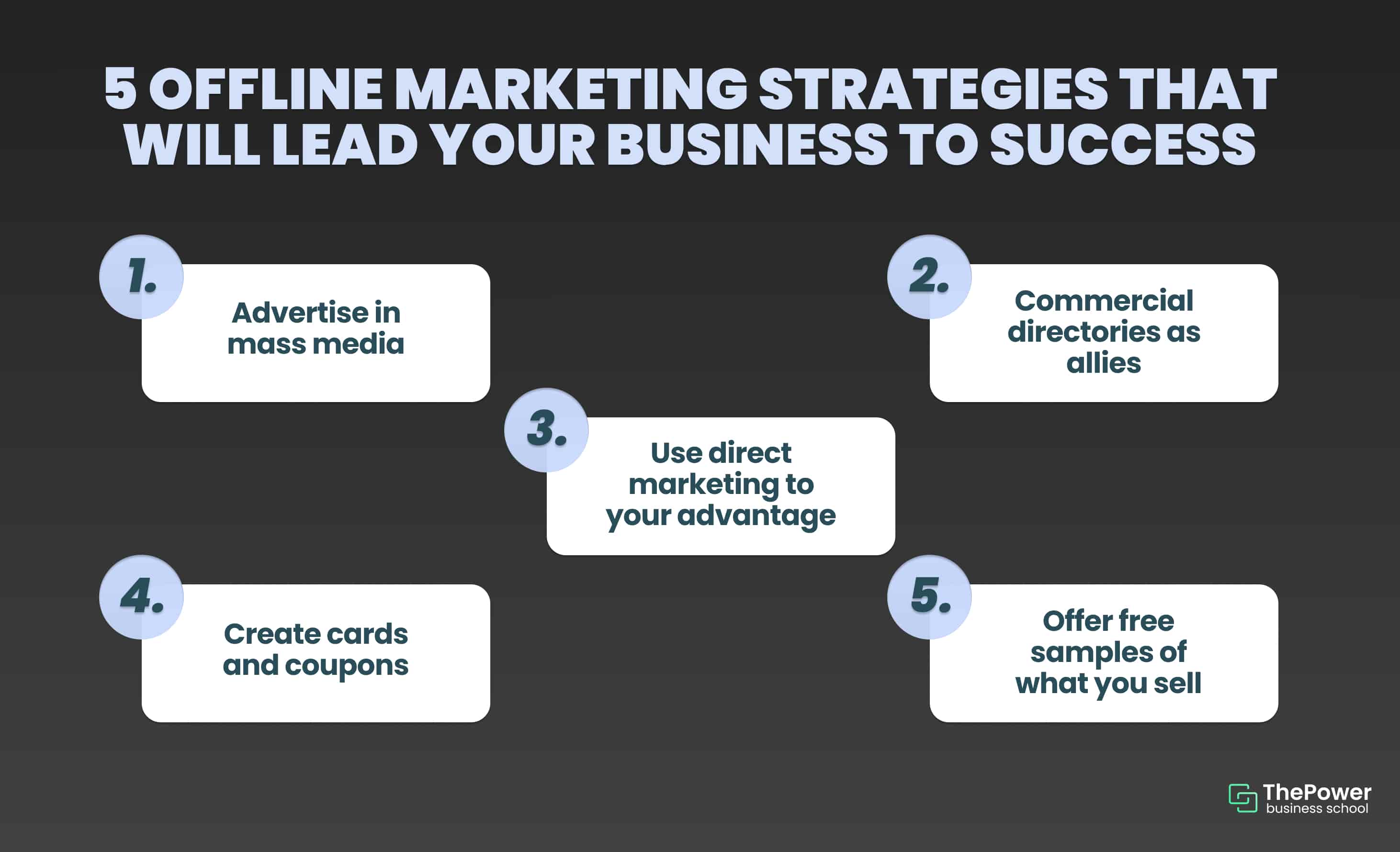 Offline Marketing strategies
