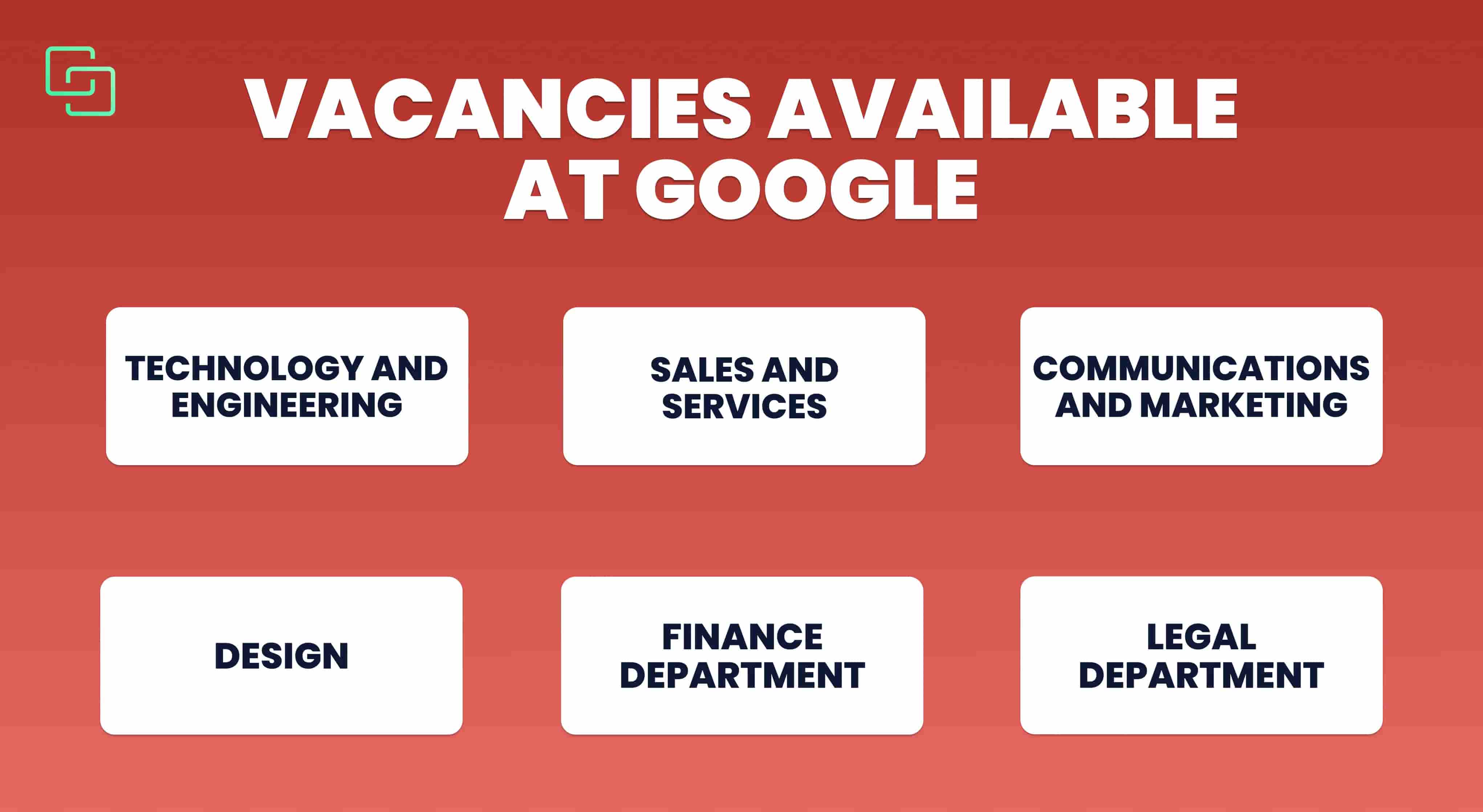 Vacancies at google