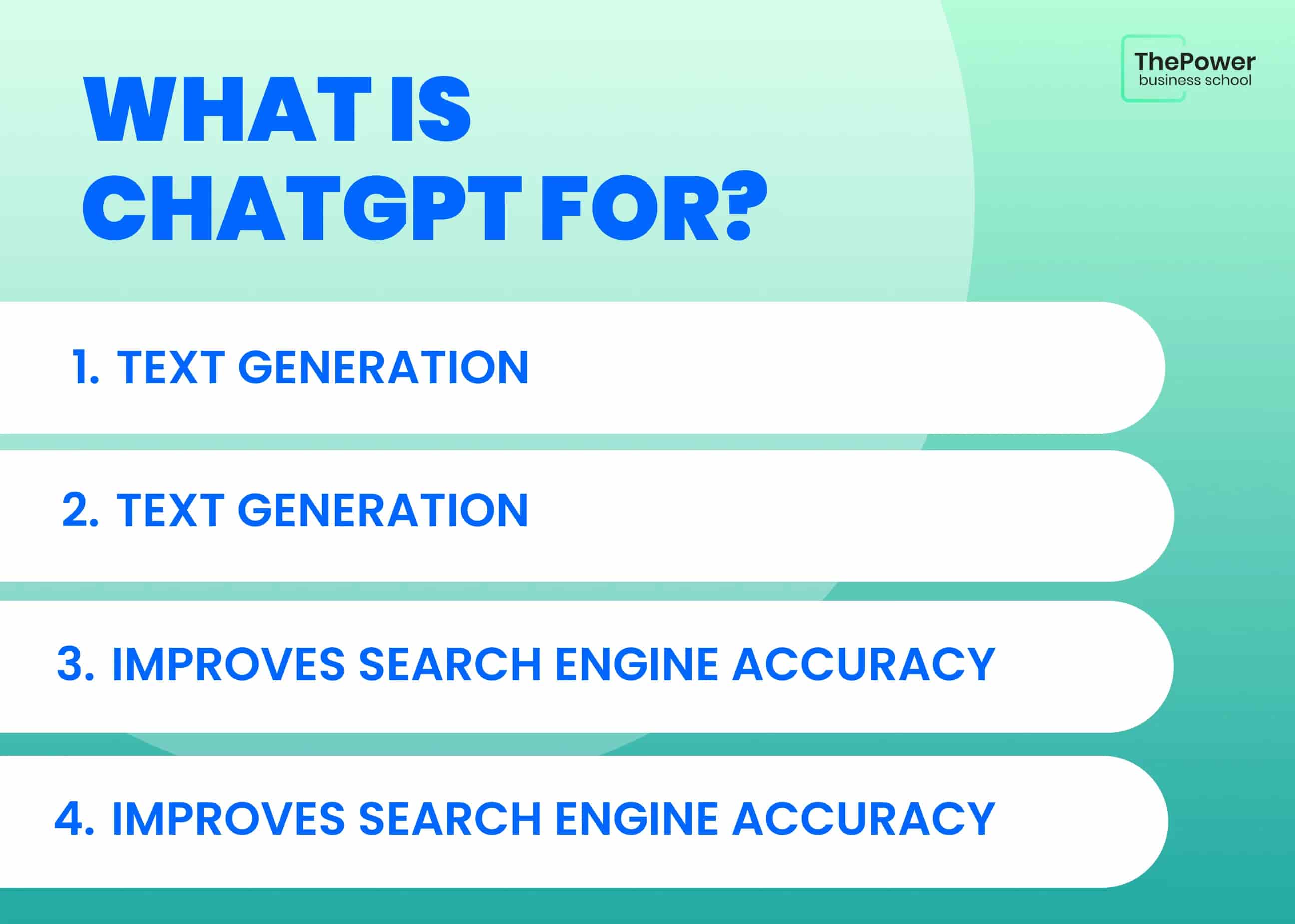 What is ChatGPT for