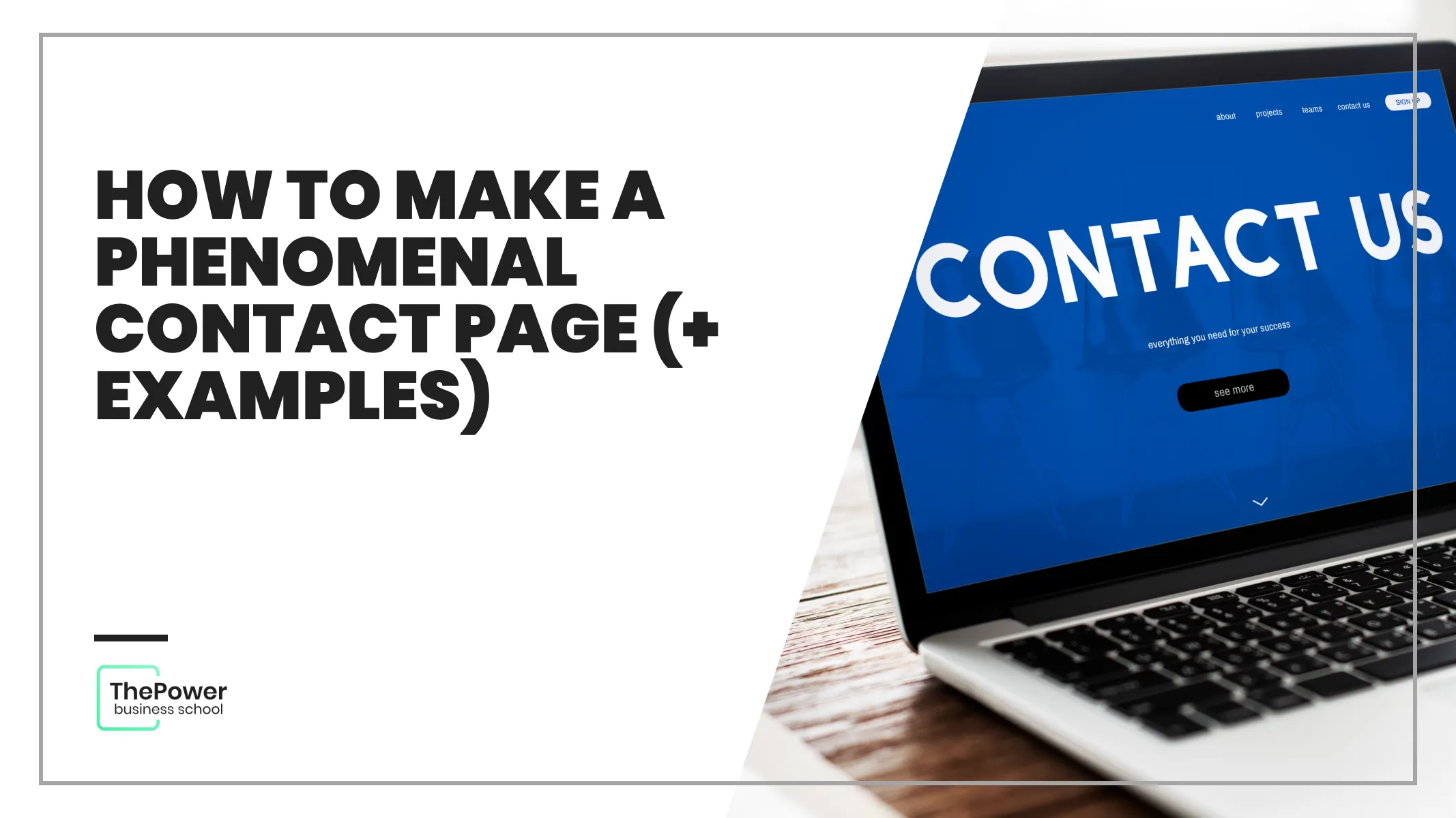 How to make a phenomenal contact page (+ examples)