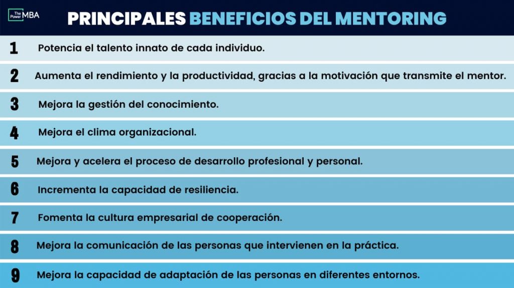 principales beneficios del mentoring