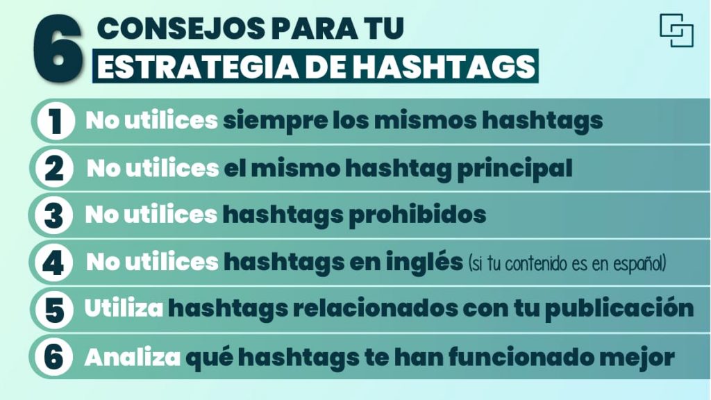 6 consejos para la estrategia de hashtags