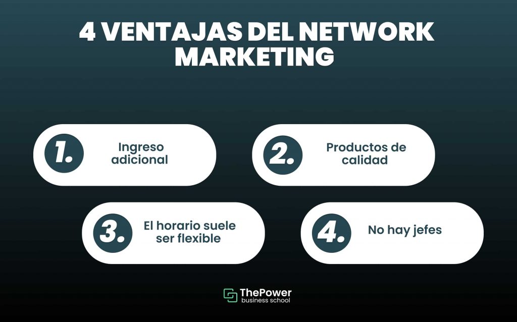 4 ventajas del network marketing