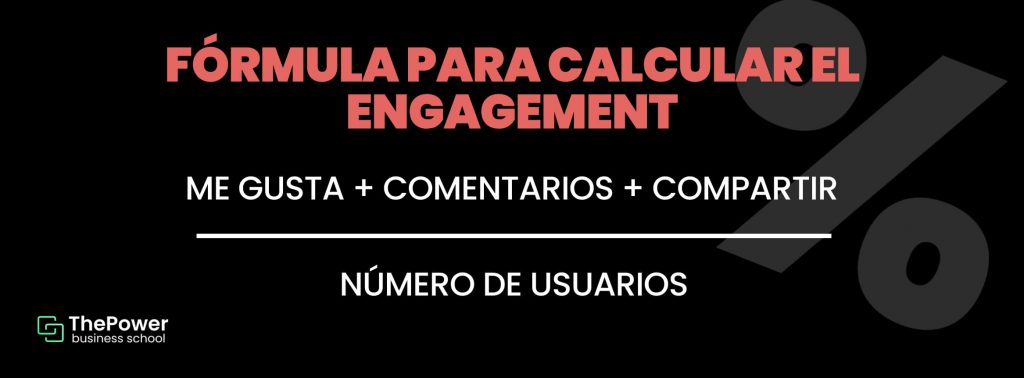 formula para calcular el engagement