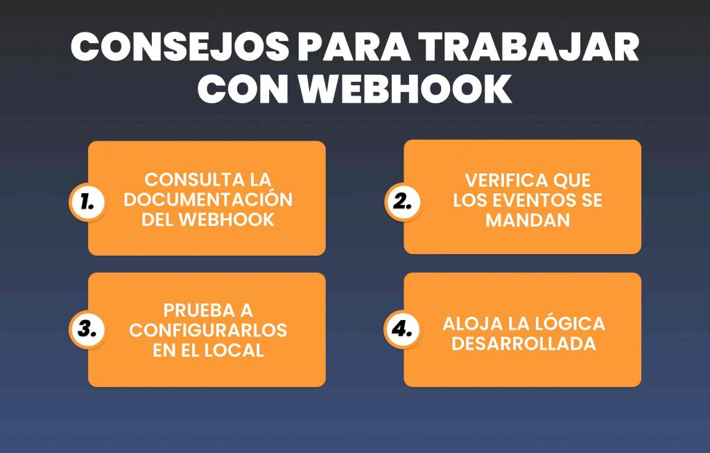 consejos para trabajar con webhook