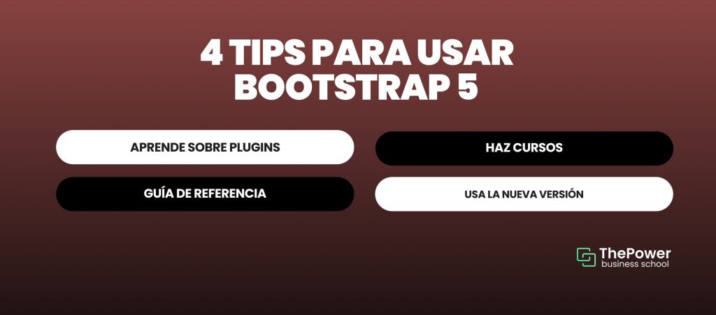 4 tips para usar bootstrap 5
