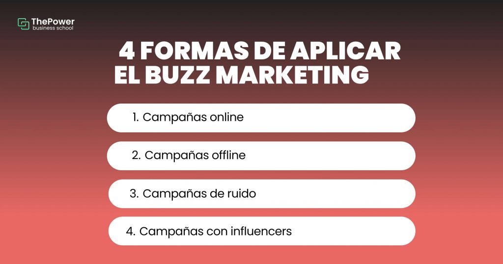4 formas de aplicar el buzz marketing