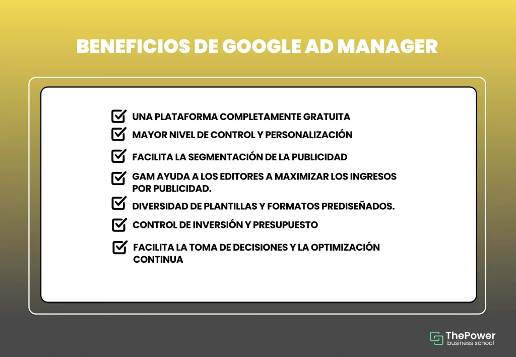 Beneficios de Google Ad Manager