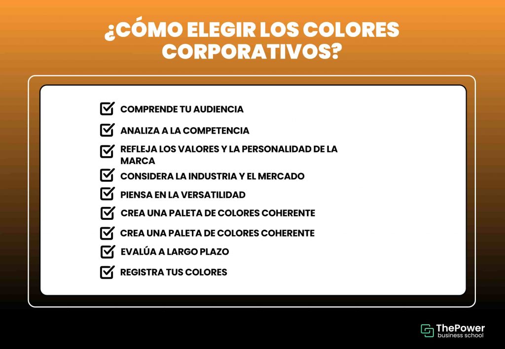 ¿Cómo elegir los colores corporativos?
