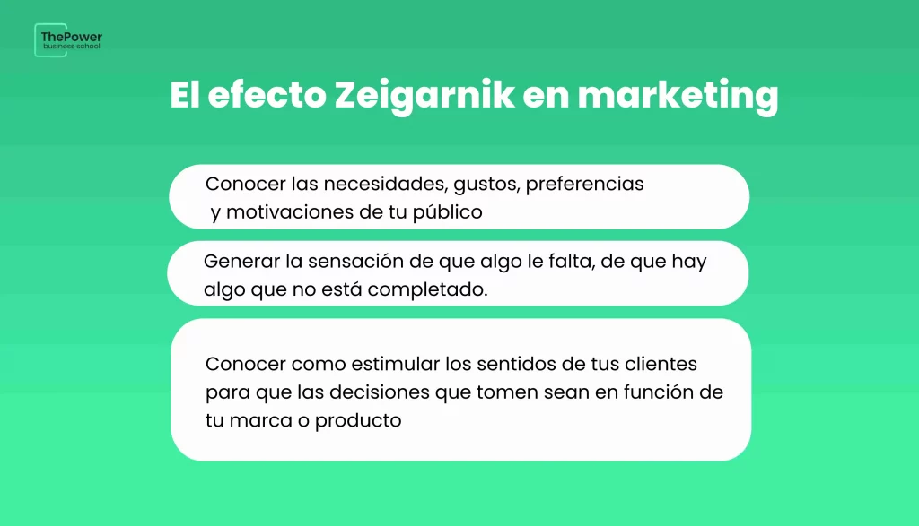 El efecto Zeigarnik en marketing